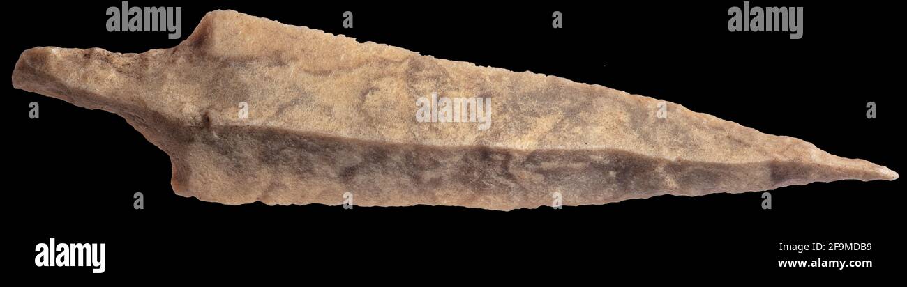 Tillemsi Point, Flintstone, Teneriean, 5200-2500 A.C., Sur Central del Desierto de Sarah Foto de stock