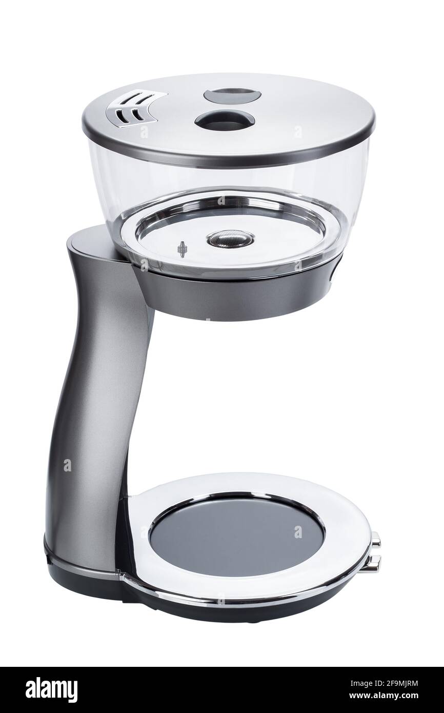 cafetera de goteo con matraz de vidrio y calentador de agua para  preparación de bebidas electrodomésticos sin matraz para café aislado sobre  fondo blanco Fotografía de stock - Alamy