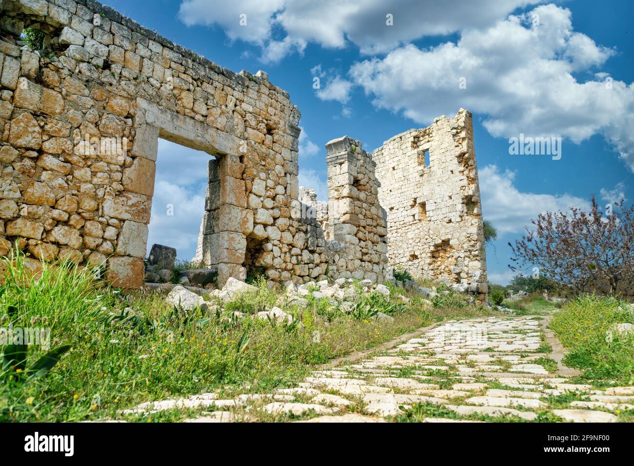 Ruinas de Kanlidivane (Canytelis), Mersin, Turquía Foto de stock