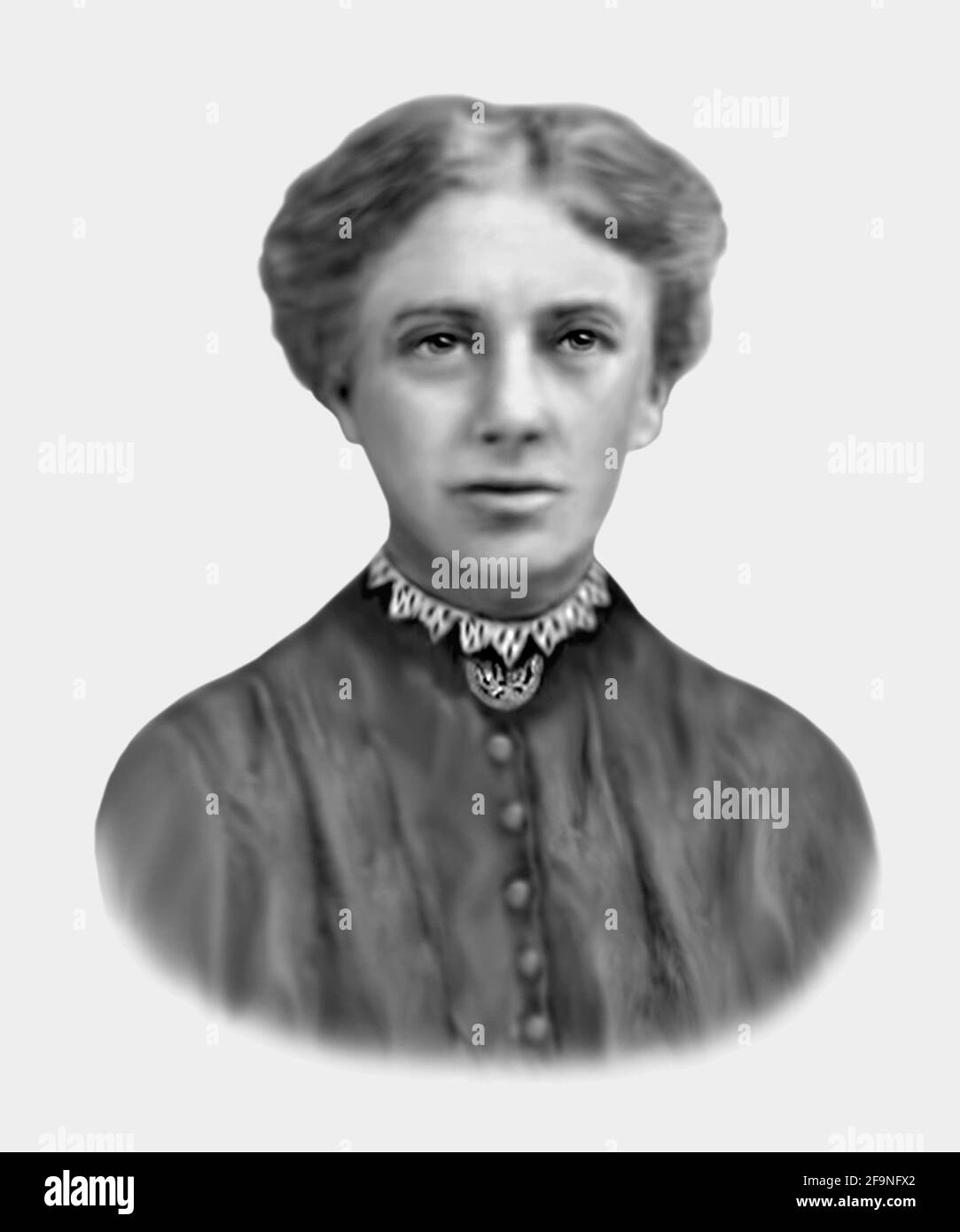 Edith Mary Brown 1864-1956 Doctora Médica Educadora Inglesa Foto de stock