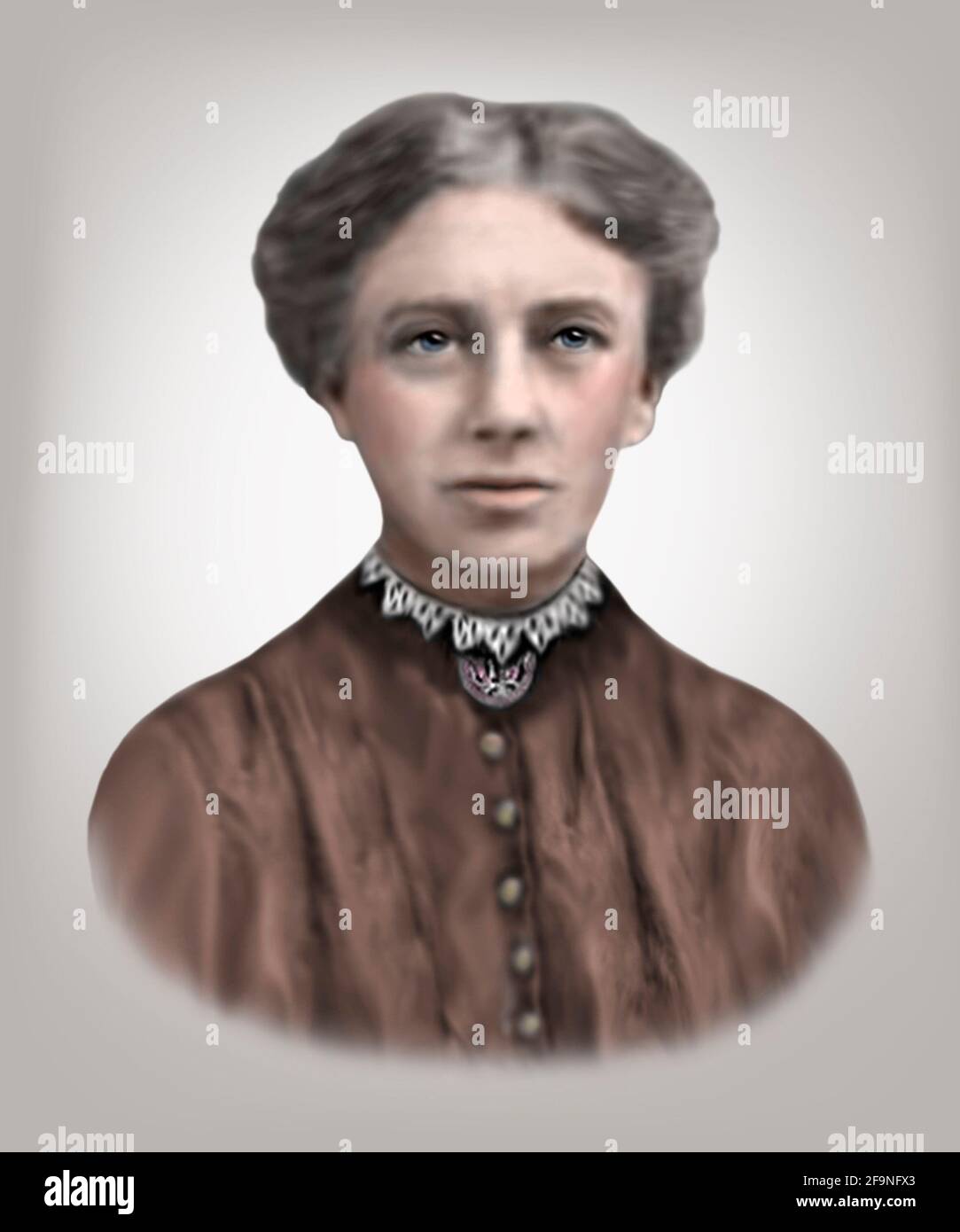 Edith Mary Brown 1864-1956 Doctora Médica Educadora Inglesa Foto de stock