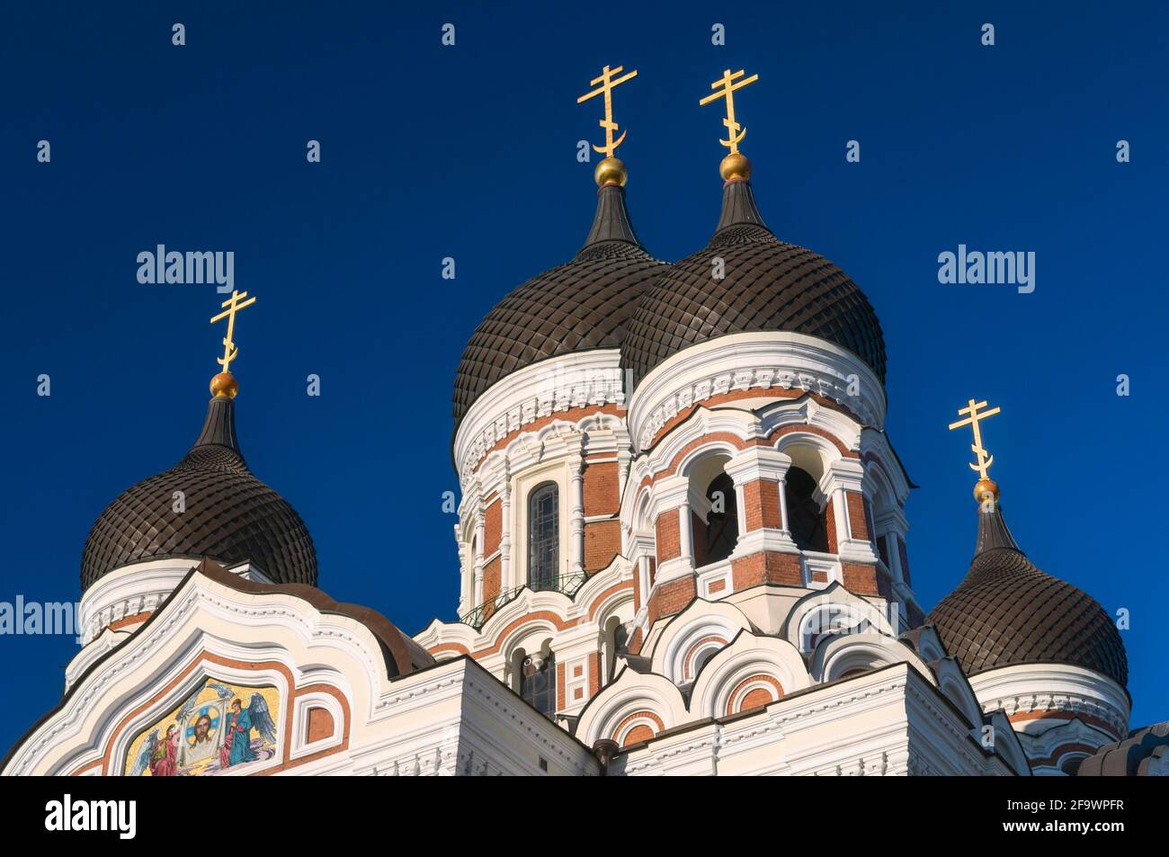 La Catedral de Alexander Nevsky Toompea Tallinn Estonia Foto de stock