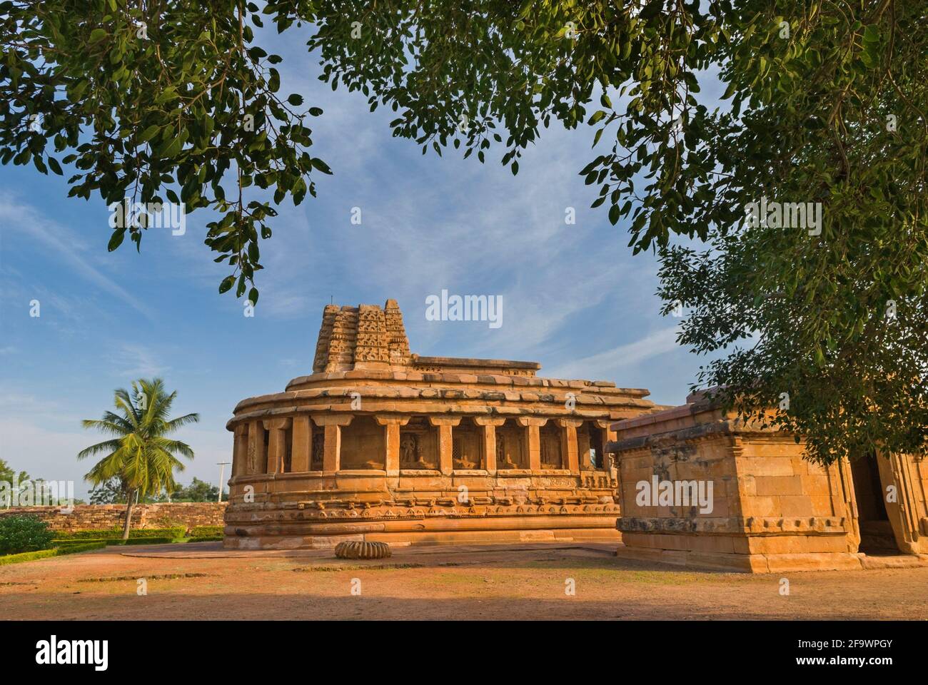 Templo Durgigudi Aihole Karnataka, India Foto de stock