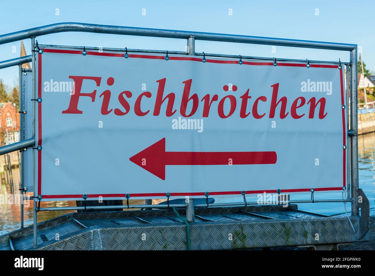 Schleswig-Holstein, abril de 2021 - Impressionen aus der Hafenstadt Eckernförde in der Vorsaison mit Coronabestimmungen Foto de stock