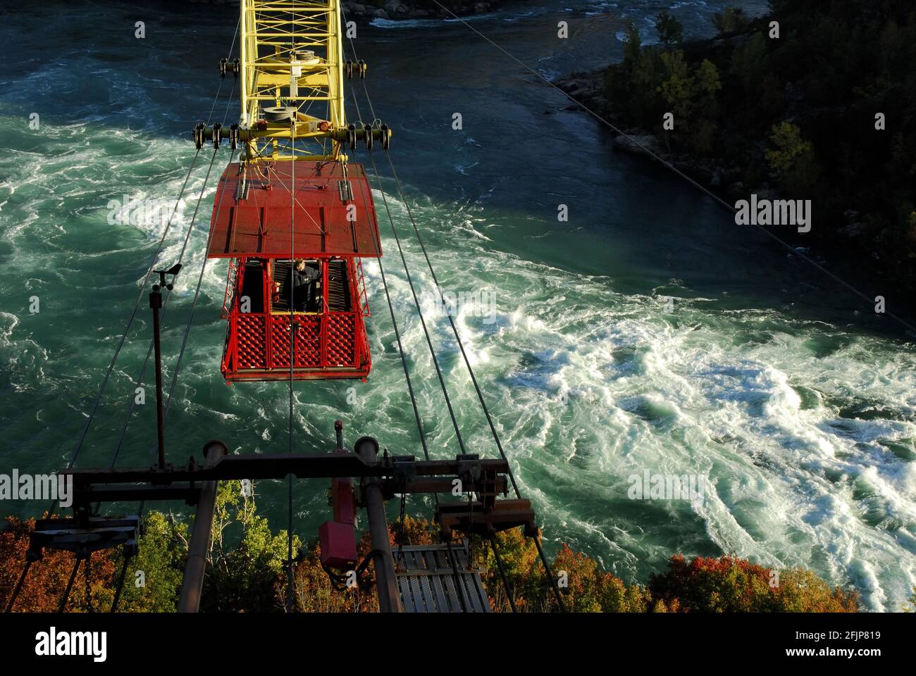 Teleférico 'Whirlpool Aero Car', Rapids, Falls, River, sobre el jacuzzi