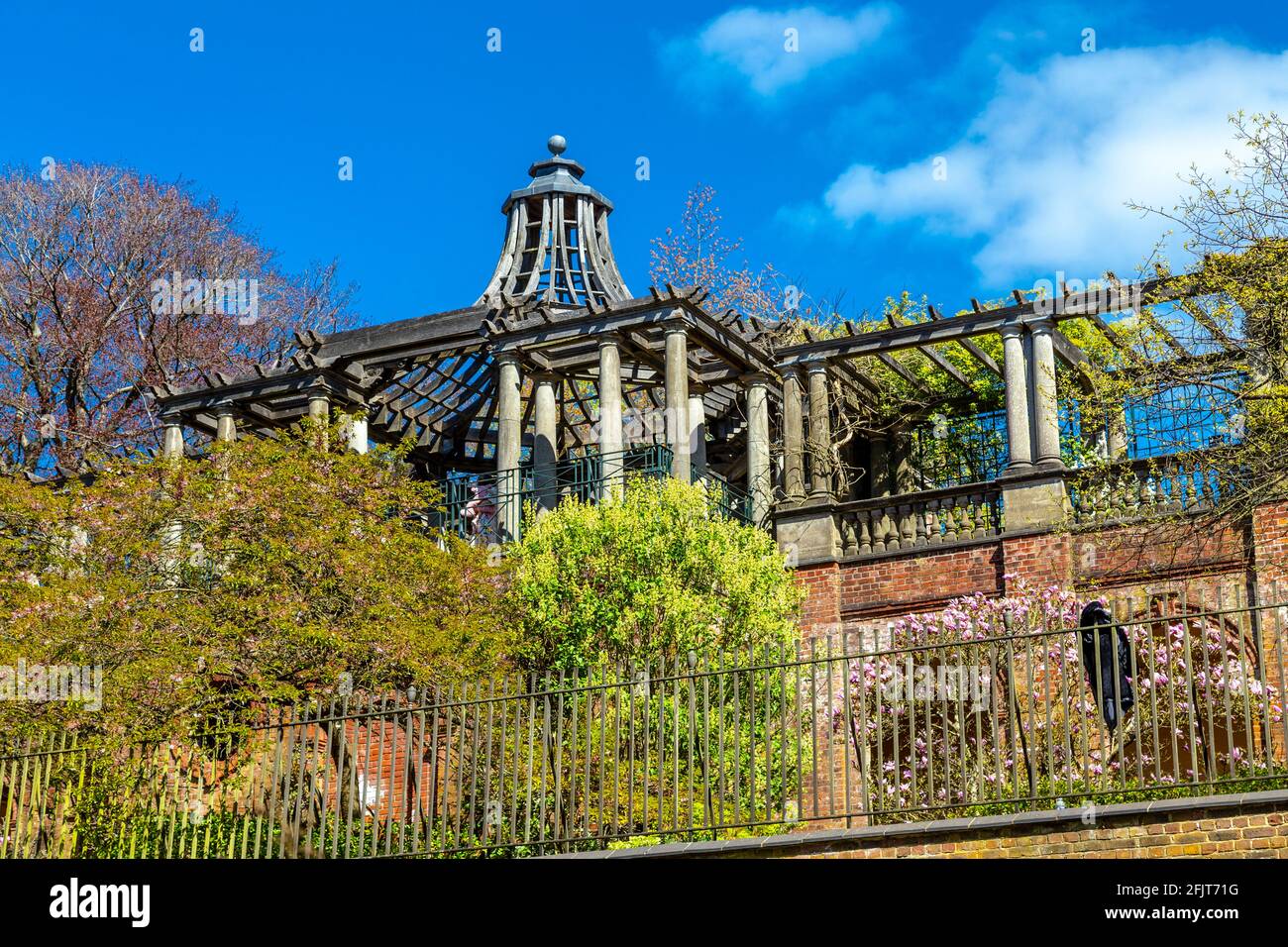 Hampstead Heath Pergola and Hill Gardens, North London, Reino Unido Foto de stock
