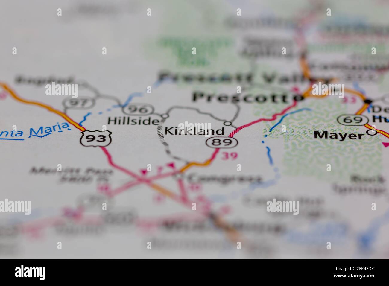 Kirkland en un mapa fotografías e imágenes de alta resolución Alamy