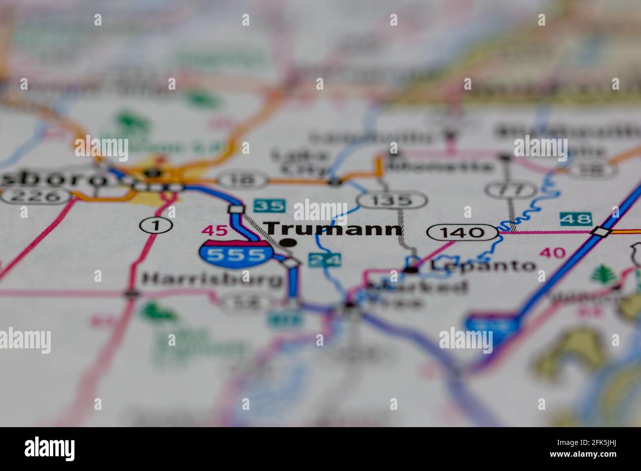 Mappa di trumann fotografías e imágenes de alta resolución Alamy