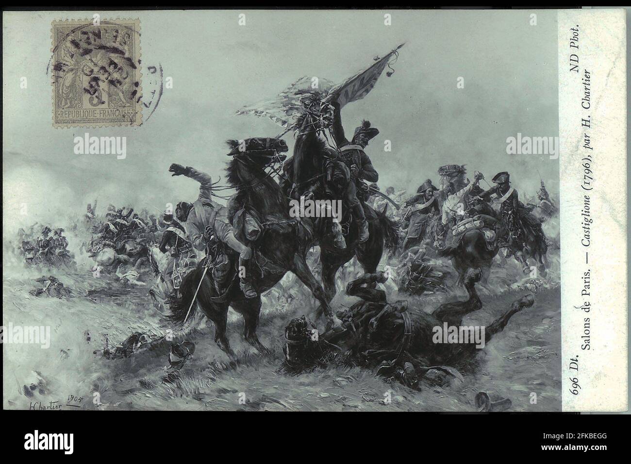 Batalla de Castiglione. Campaña 1st en Italia (17951797). 1796 por H