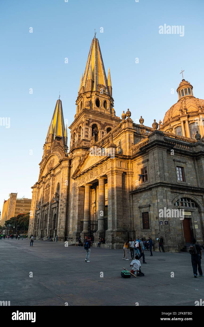 Catedral de Guadalajara, Guadalajara, Jalisco, México, América del Norte Foto de stock