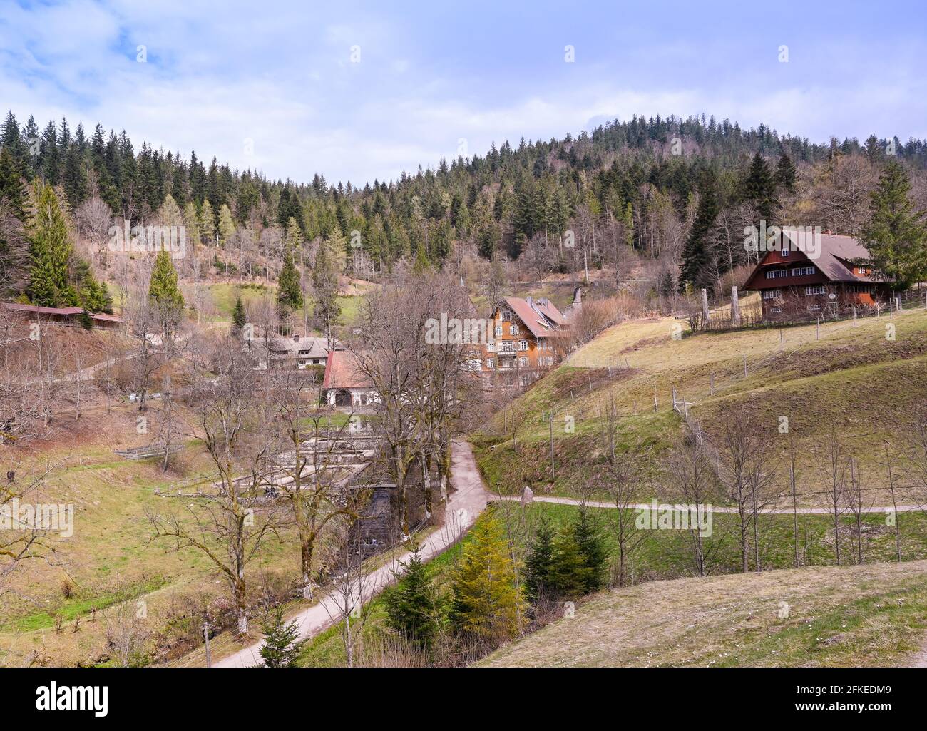 La Abadía Allerheiligen, (Abadía de Todos los Santos) en la Selva Negra Norte. Baden Württemberg, Alemania, Europa Foto de stock