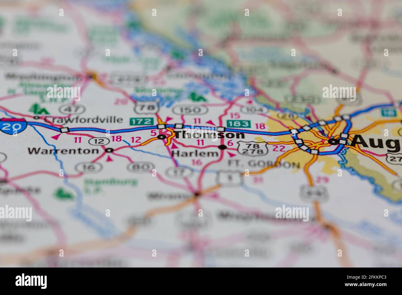 Mapa de thomson fotografías e imágenes de alta resolución Alamy