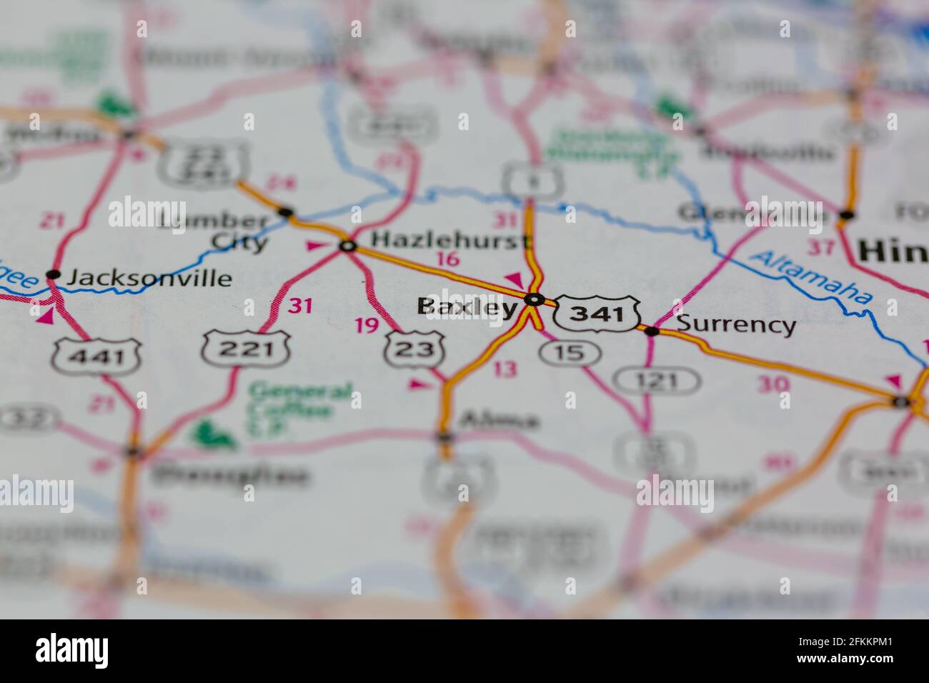 Mapa de baxley fotografías e imágenes de alta resolución Alamy