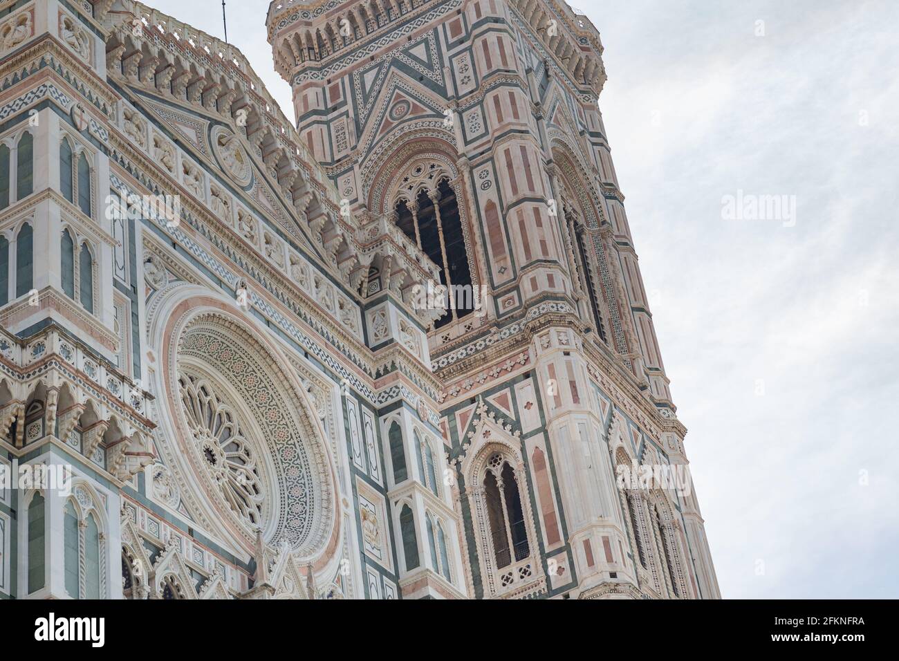 Catedral Cristiana Basílica Santa Maria del Fiore - Florencia. Italia Foto de stock