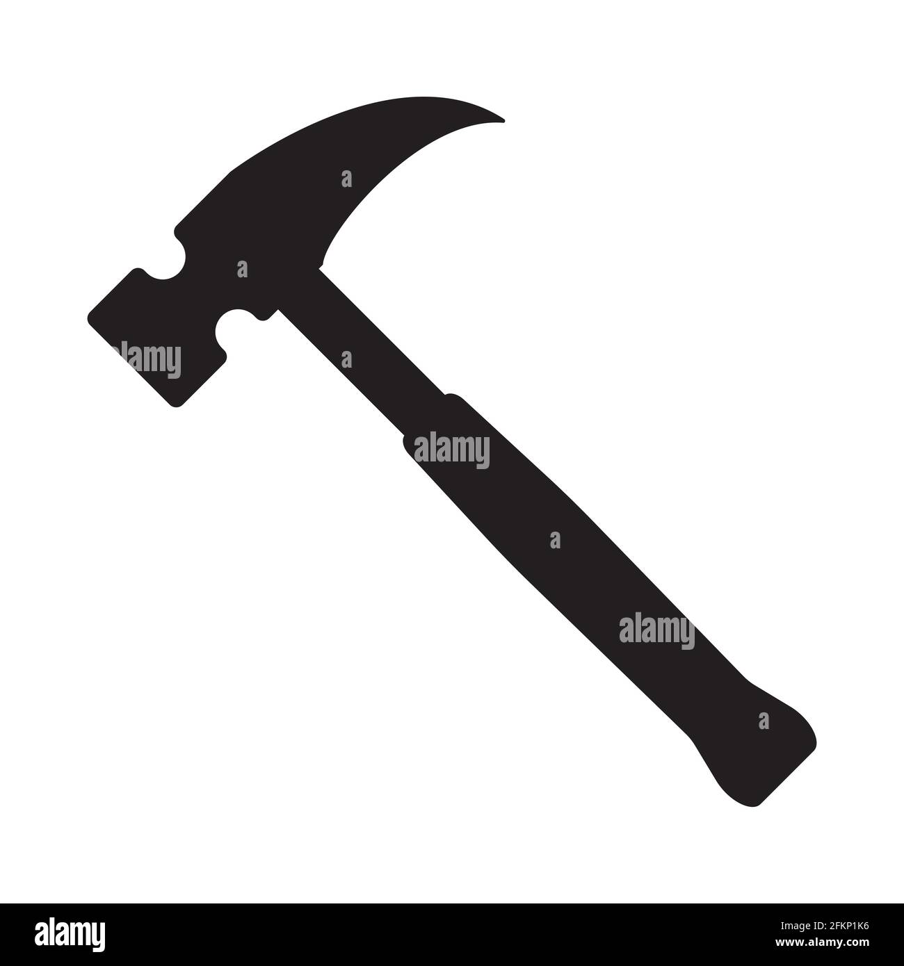 Icono de martillo, símbolo de martillo, vector Imagen Vector de stock