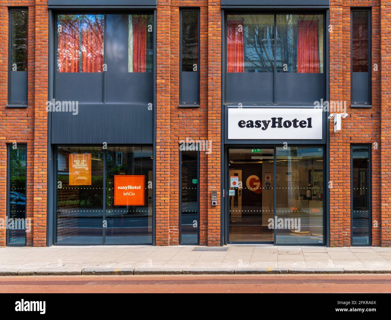 EasyHotel Old Street Londres. Hotel de 3 estrellas de gran presupuesto en el centro de Londres. EasyHotel Londres. Hotel fácil en Londres. Foto de stock
