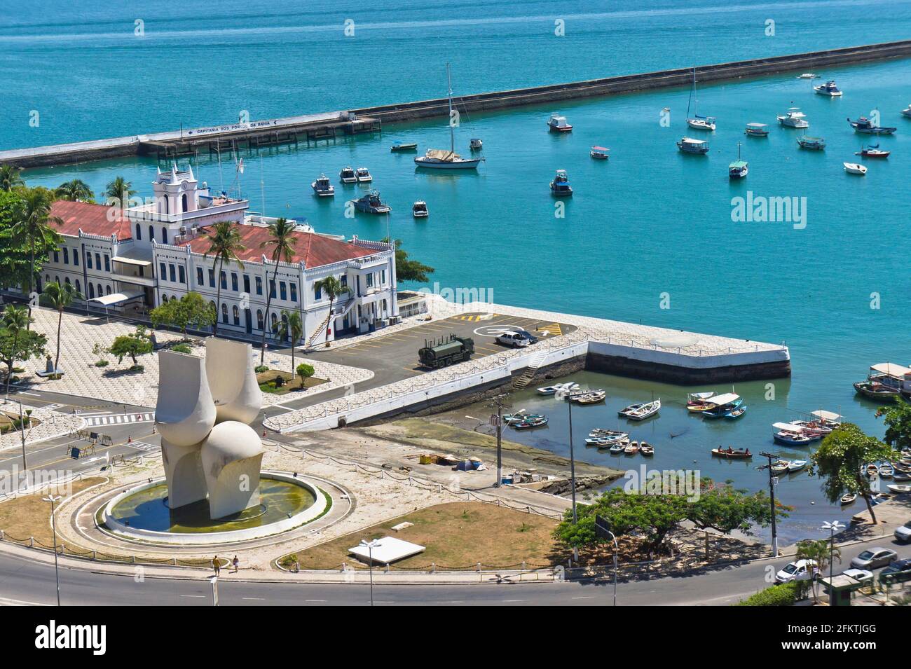 Salvador de Bahía, Vista del puerto antiguo, Brasil, Sudamérica Fotografía  de stock - Alamy