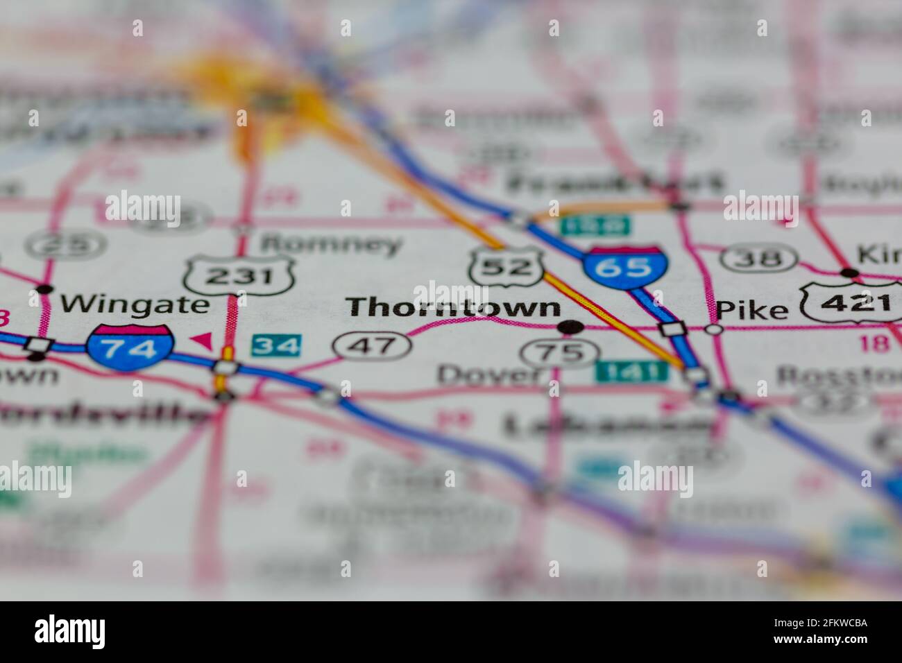 Mapa de thorntown fotografías e imágenes de alta resolución Alamy