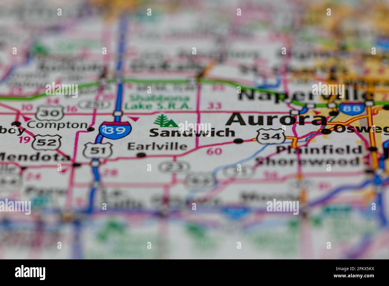 Mapa de sandwich illinois fotografías e imágenes de alta resolución Alamy