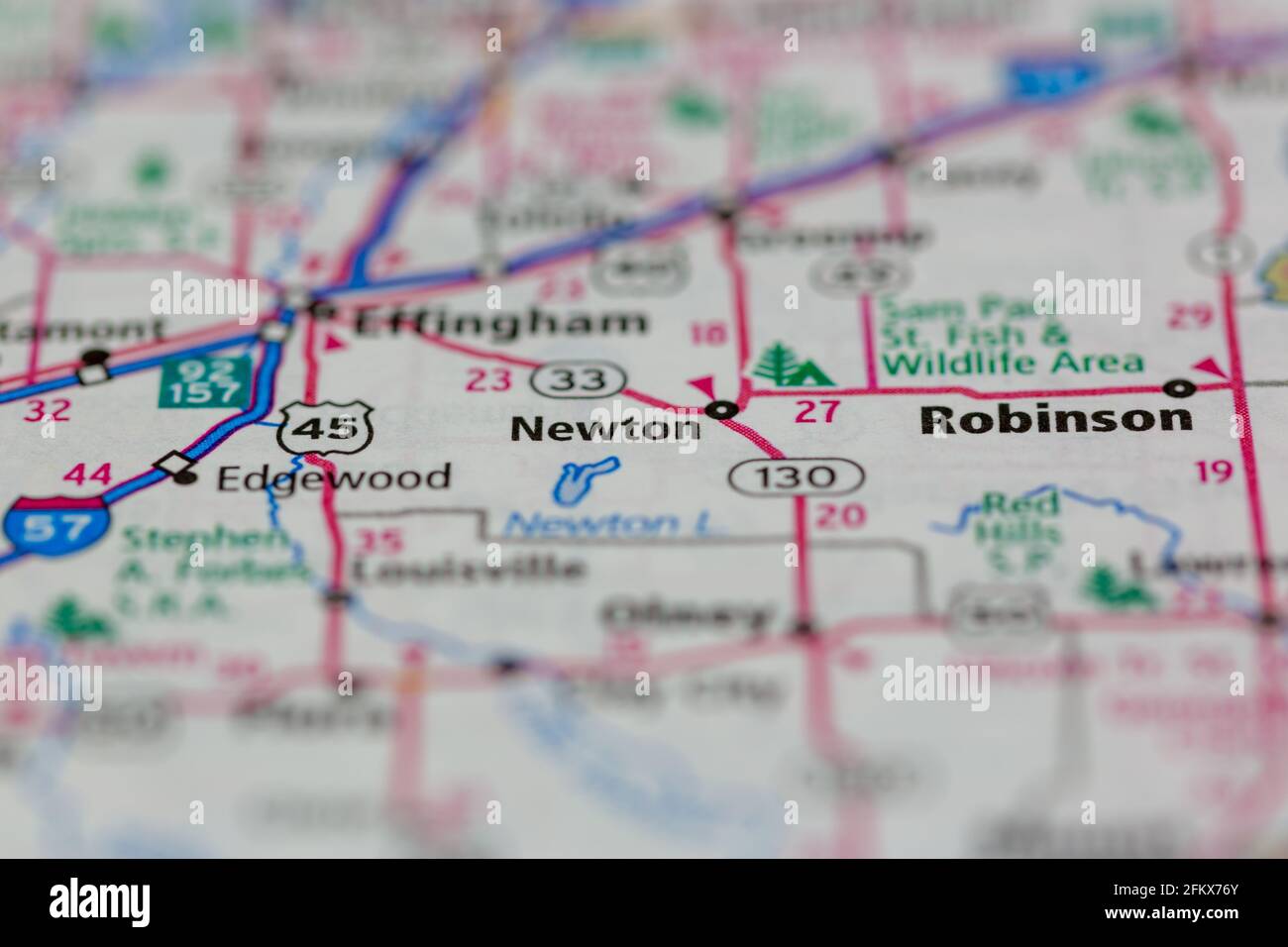 Mapa de newton illinois Fotos e Imágenes de stock Alamy