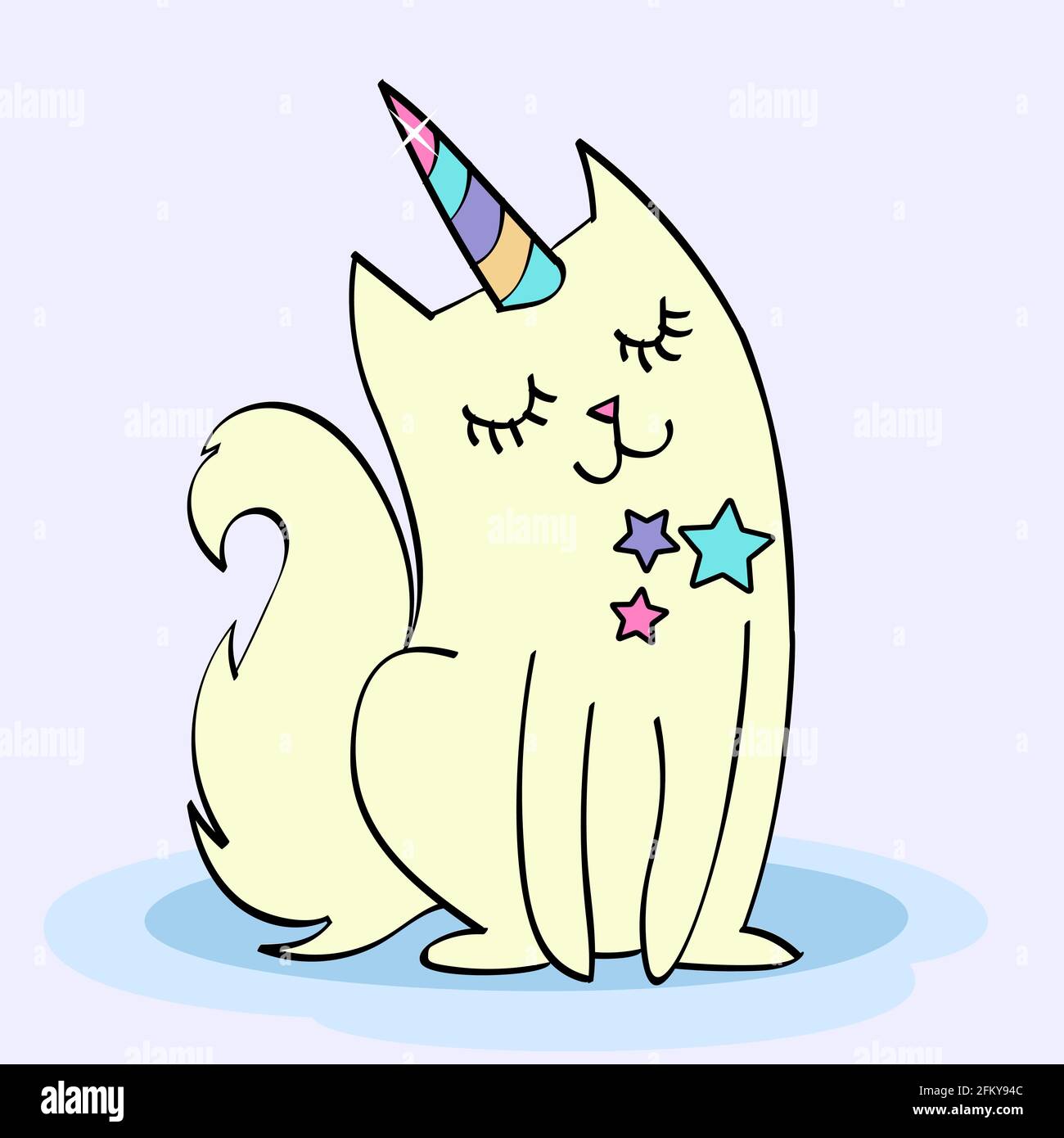 Gato Unicornio Fotos e Imágenes de stock - Alamy