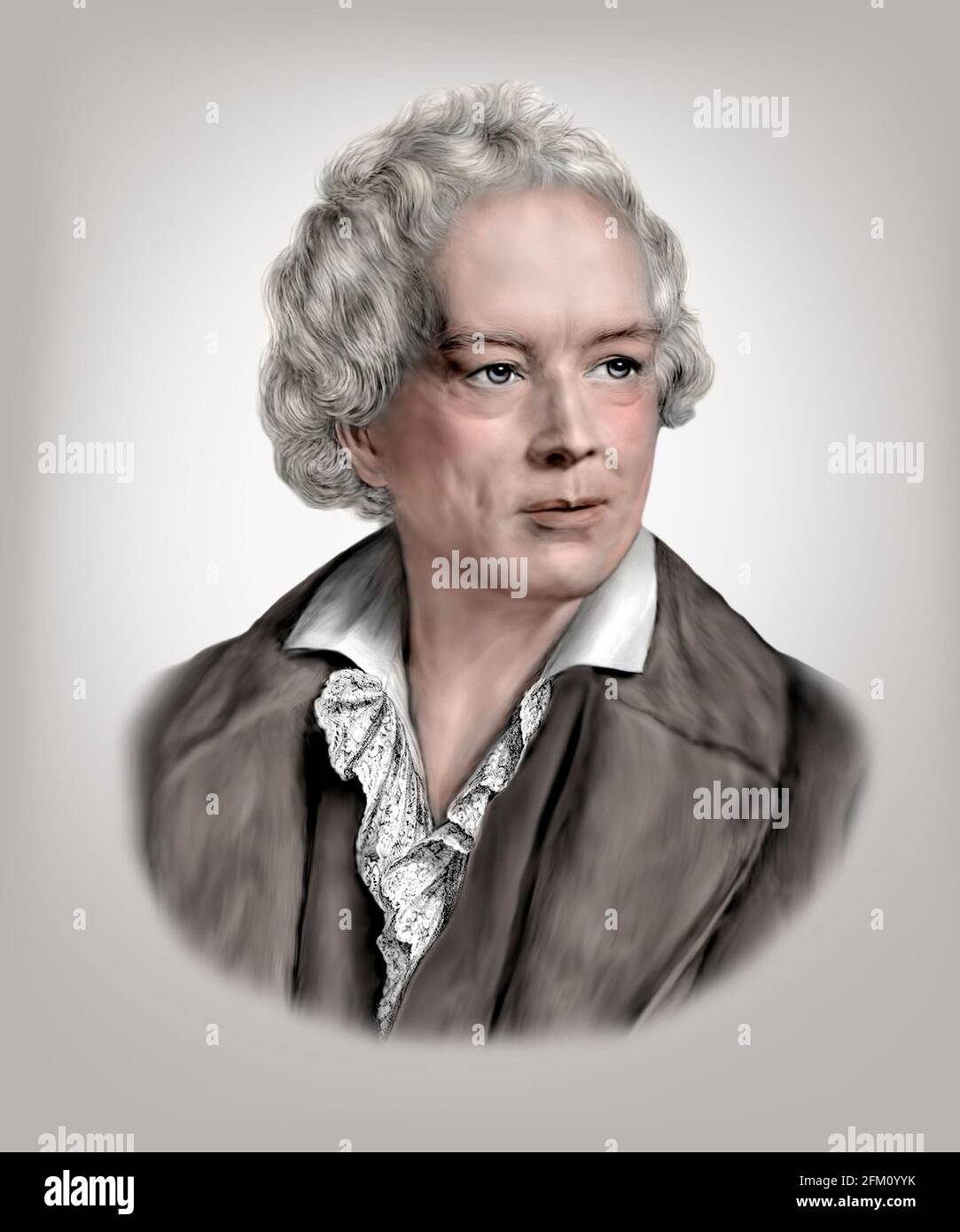 Christoph Willibald Gluck 1714-1778 Compositor alemán Foto de stock