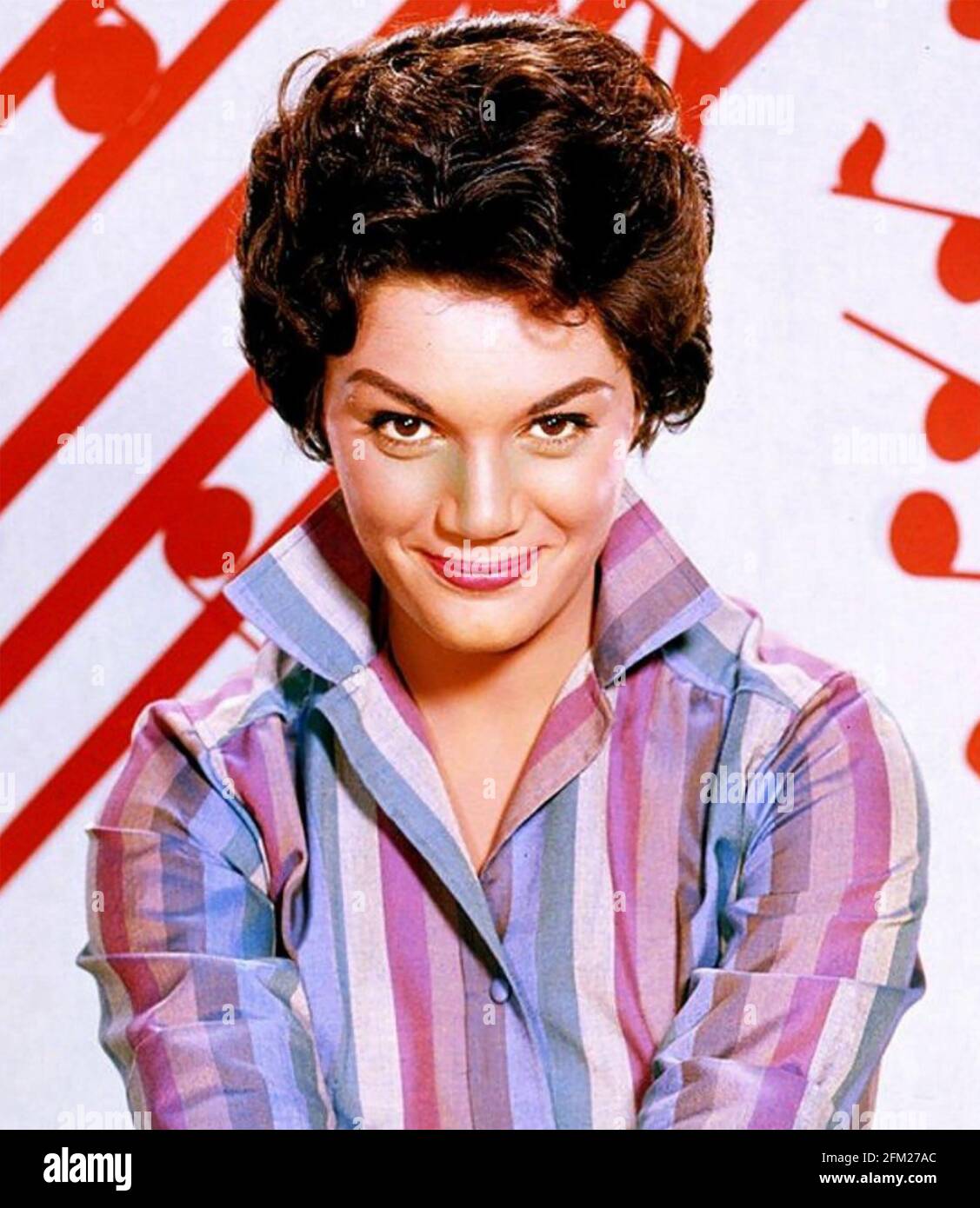 CONNIE FRANCIS American cantante y actriz de cine 1965 Foto de stock