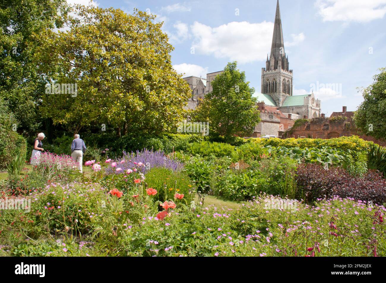 La Catedral de Chichester, West Sussex, Inglaterra Foto de stock