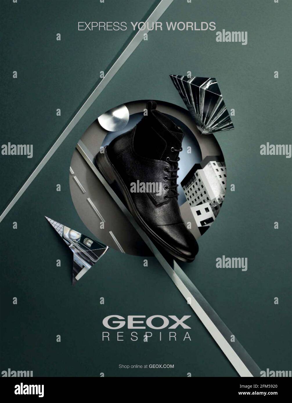 2020s Reino Unido Geox Magazine Anuncio Fotografía de stock - Alamy