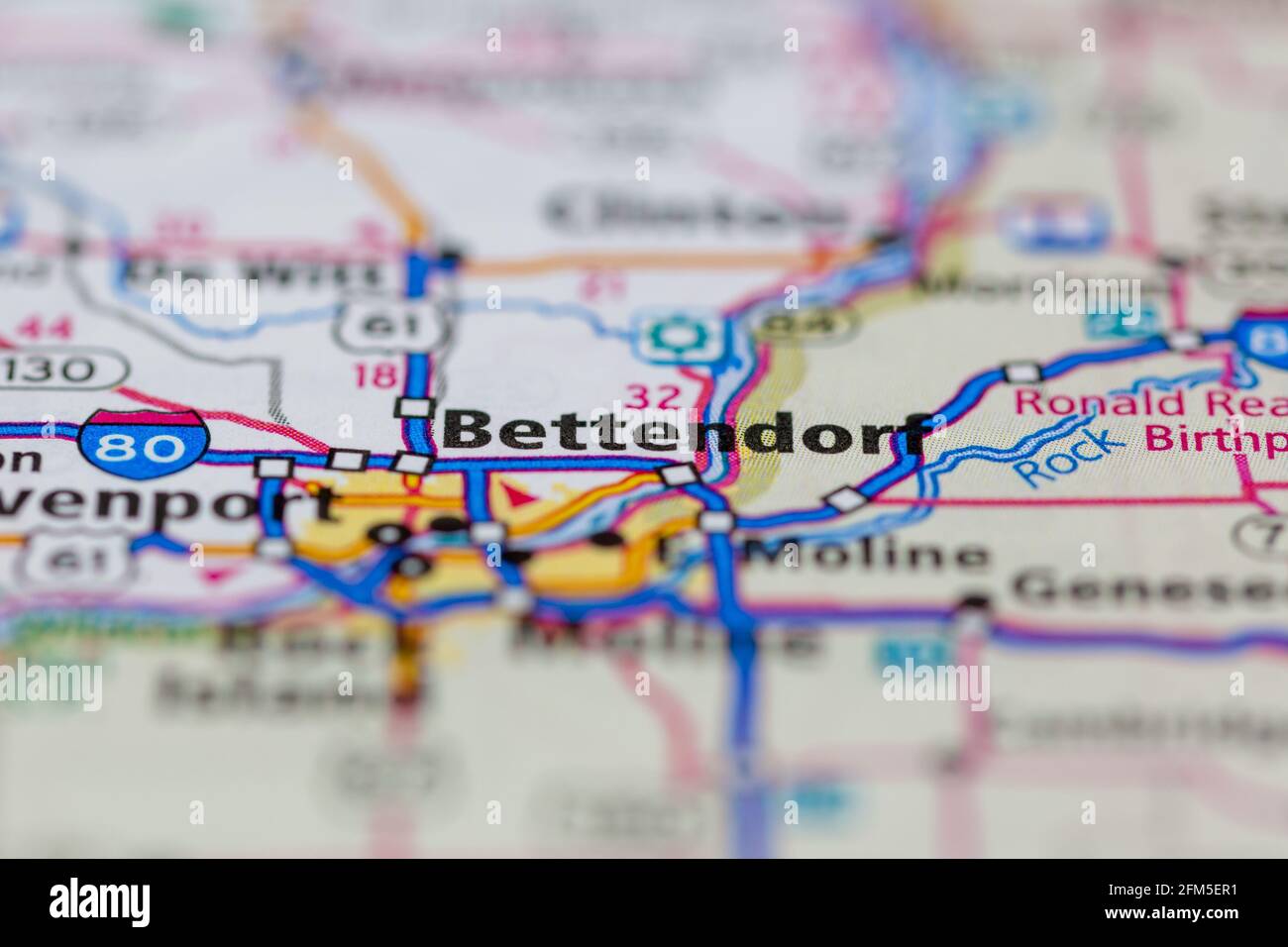 Bettendorf en un mapa fotografías e imágenes de alta resolución Alamy