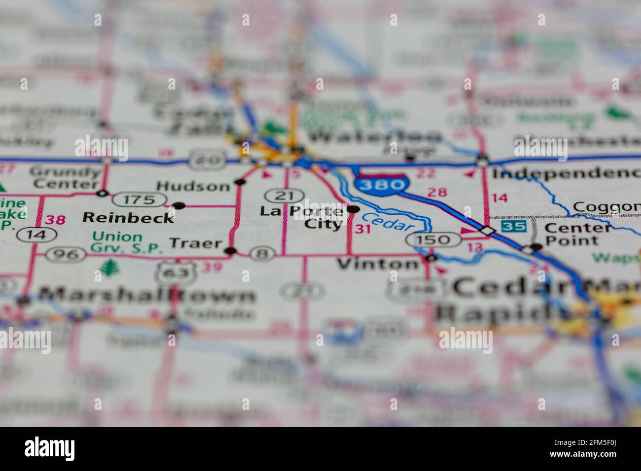 Mapa de la ciudad de la porte fotografías e imágenes de alta resolución