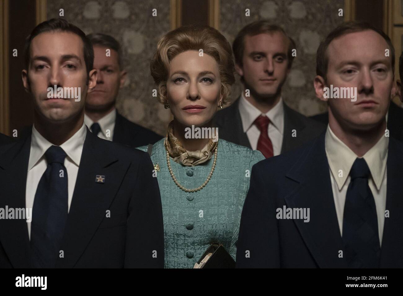 Sra. América (miniserie), protagonizada por Cate Blanchett como Phyllis Schlafly Foto de stock