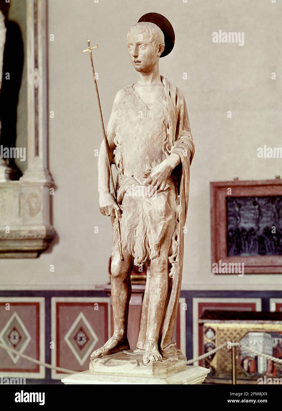 SAN JUAN BAUTISTA NIÑO. Autor DONATELLO. UBICACIÓN MUSEO DEL BARGELLO. Florenz. ITALIA. SAN SAN JUAN BAUTISTA NIÑO. Autor DONATELLO. UBICACIÓN MUSEO DEL BARGELLO. Florenz. ITALIA. SAN