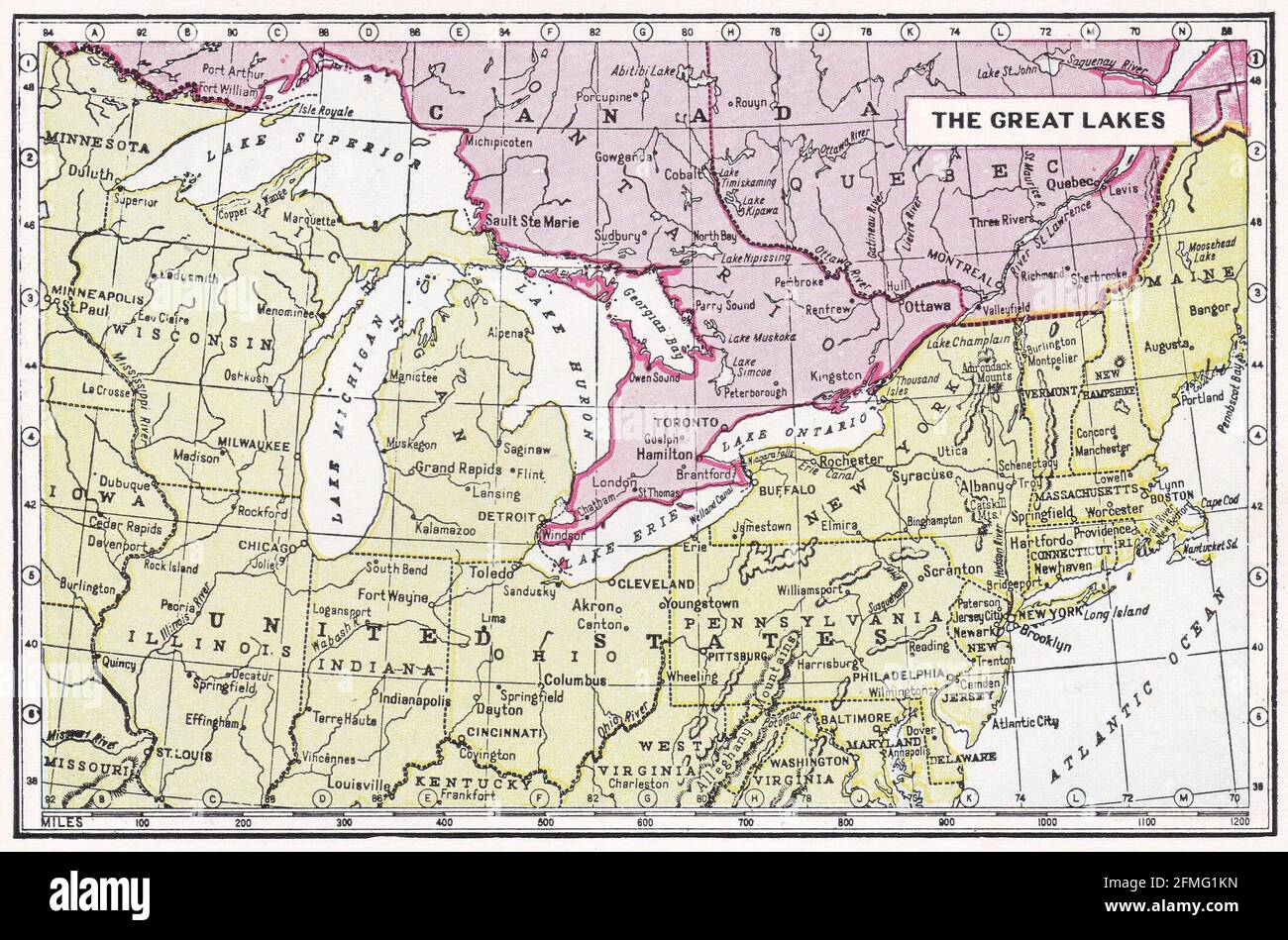 Grandes lagos de agua dulce interconectados fotografías e imágenes de