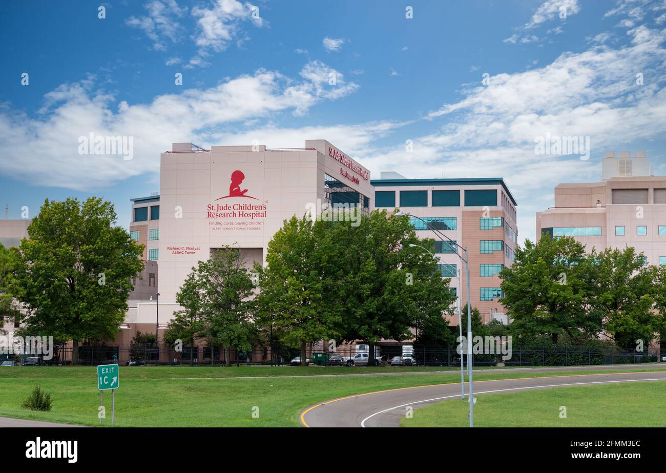 Memphis, TN / EE.UU. - 3 de septiembre de 2020: St. Jude Children's Research Hospital Foto de stock