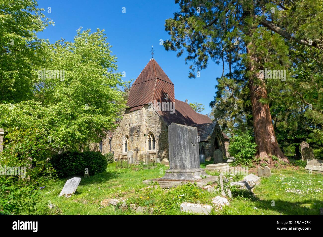 Church-in-the-Wood, St Leonards Church, Hollington, Hastings, St Leonards, East Sussex, Reino Unido Foto de stock