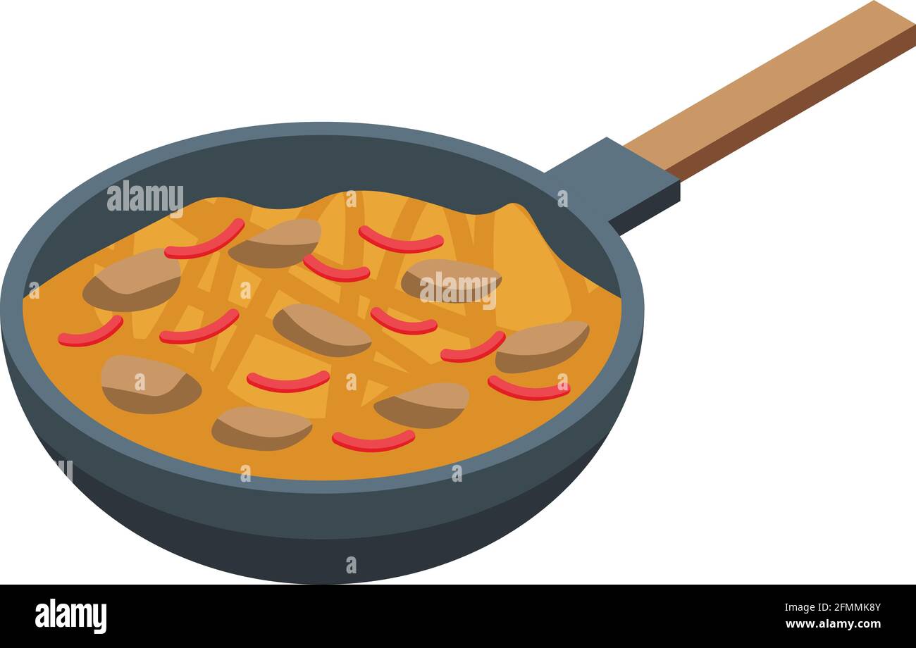 Icono del menú wok en japonés. Icono vectorial japonés del menú Wok para  diseño web aislado sobre fondo blanco Imagen Vector de stock - Alamy
