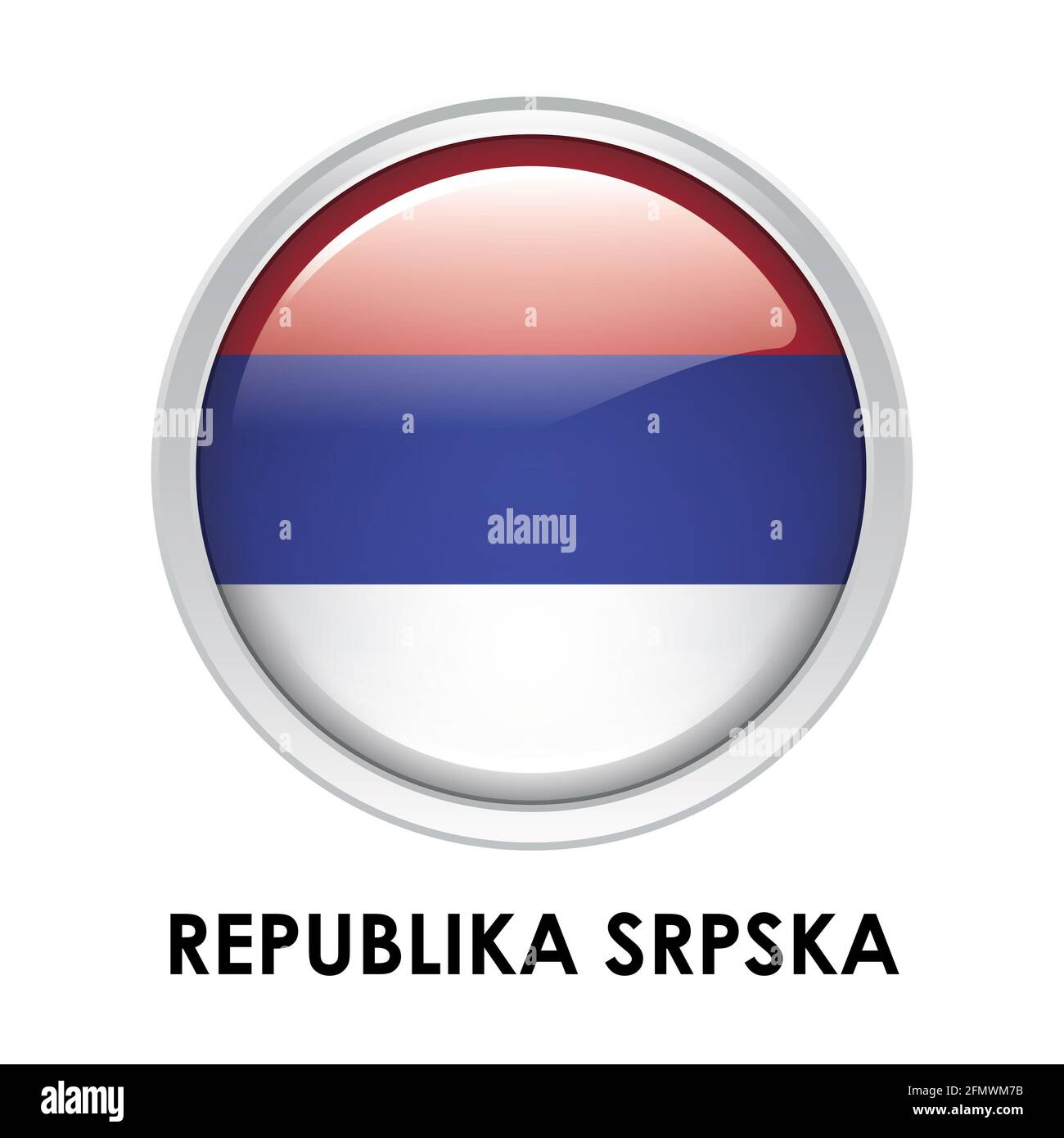 Bandera de la republika srpska fotografías e imágenes de alta
