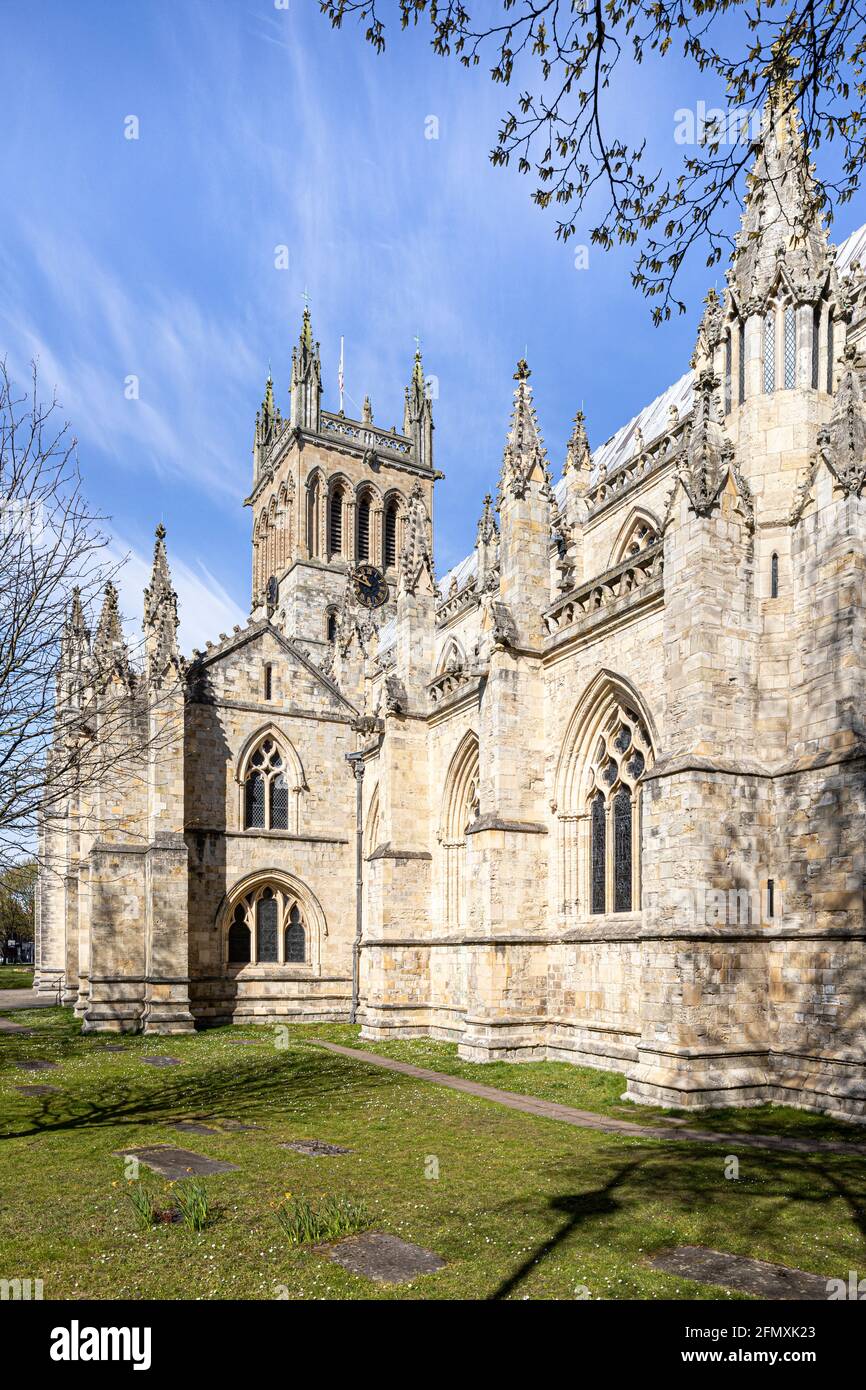 Abadía de Selby, Selby, North Yorkshire, Inglaterra Foto de stock