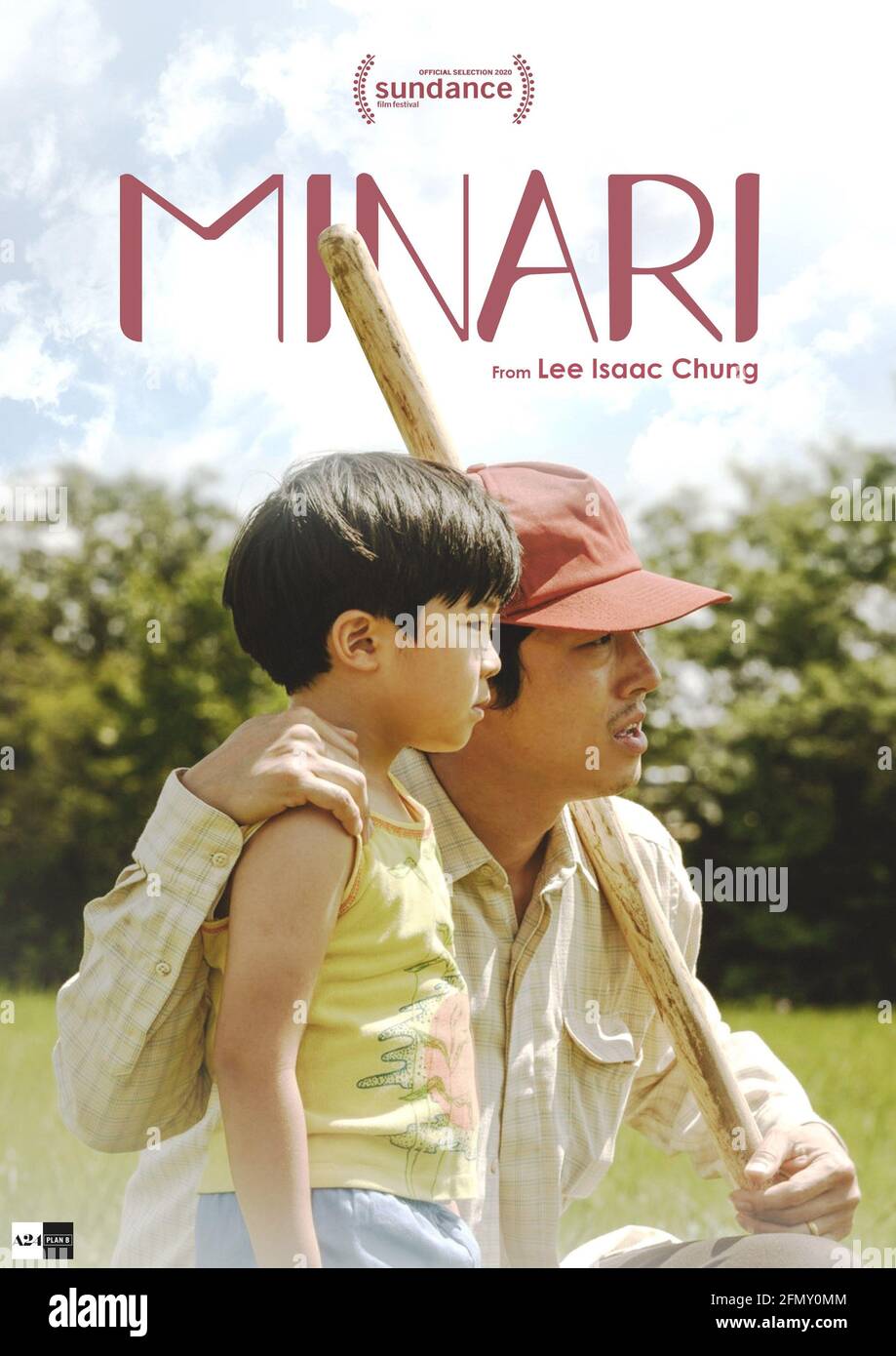 Minari Año : 2020 EE.UU. Director : Lee Isaac Chung Steven Yeun , Alan S. Kim American poster Foto de stock