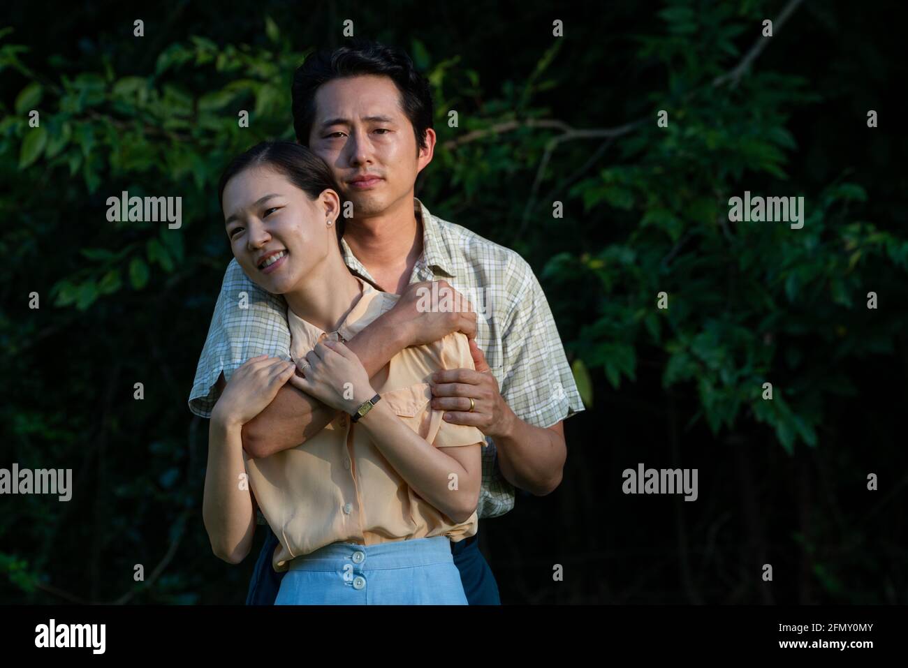 Minari Año : 2020 EE.UU. Director : Lee Isaac Chung Yeri Han, Steven Yeun Foto de stock