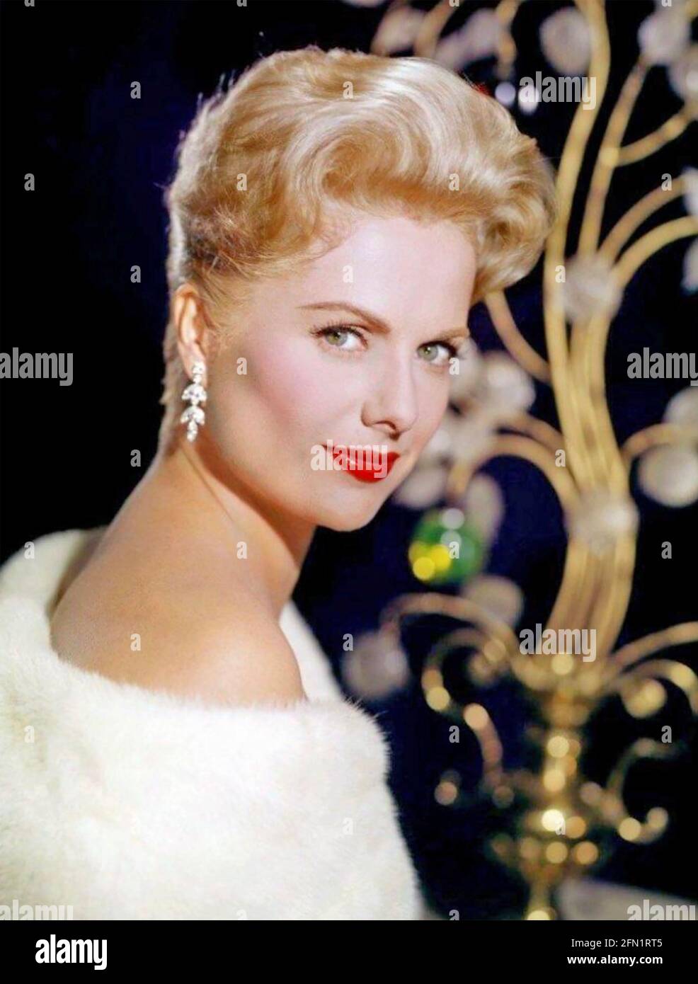 MARTHA HYER (1924-2014) actriz cinematográfica estadounidense en 1960 Foto de stock