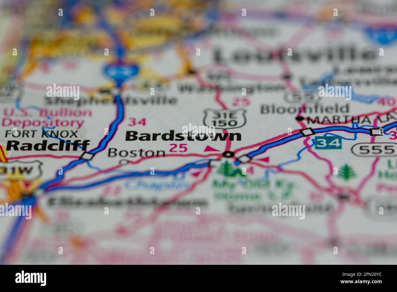 Mapa de bardstown fotografías e imágenes de alta resolución Alamy