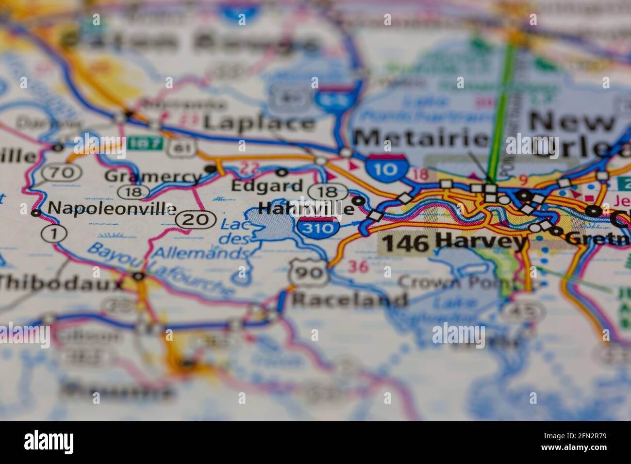 Mappa di hahnville fotografías e imágenes de alta resolución Alamy