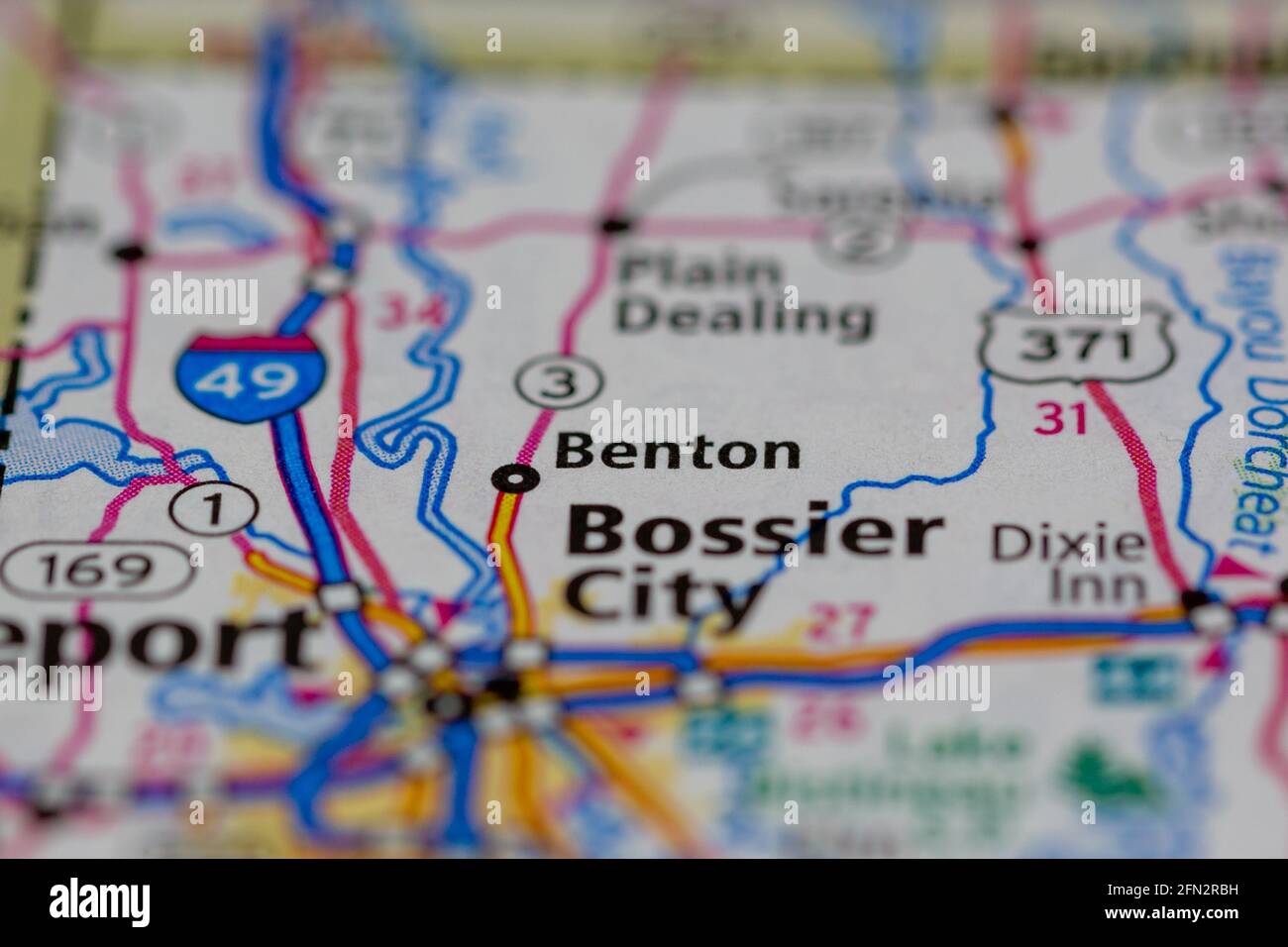 Mapa de benton louisiana fotografías e imágenes de alta resolución Alamy