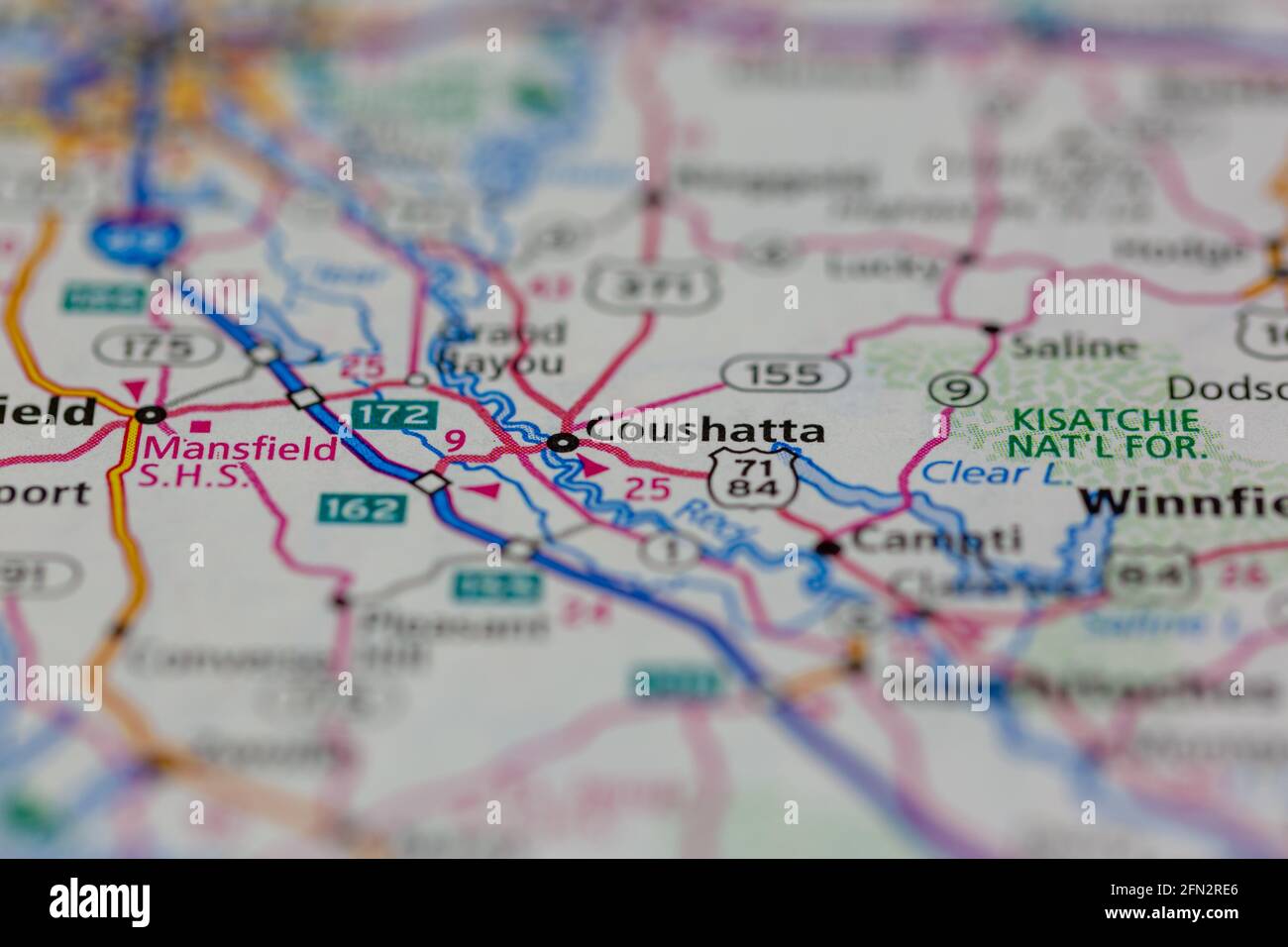 Mapa de coushatta fotografías e imágenes de alta resolución Alamy
