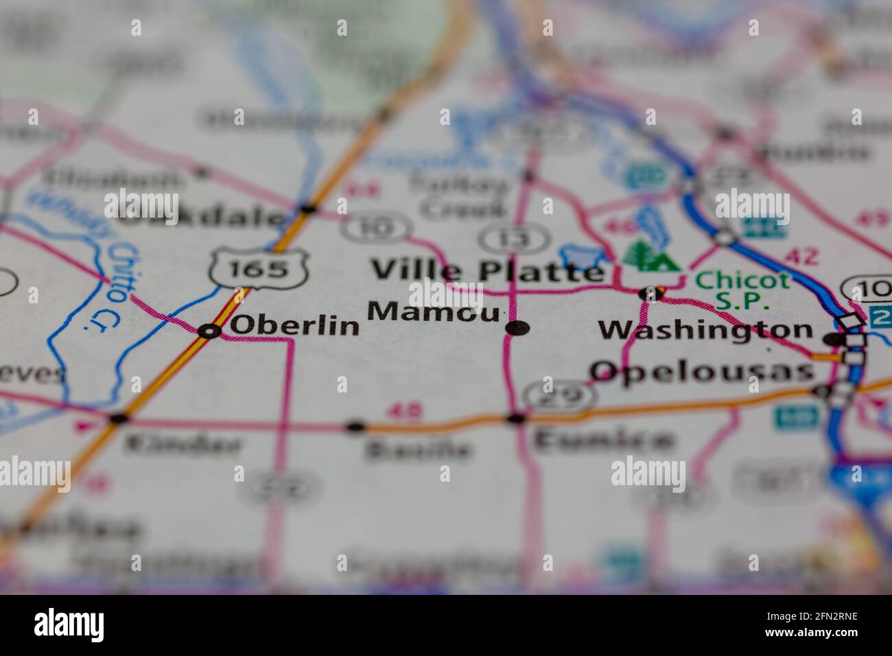 Mapa de mamou louisiana fotografías e imágenes de alta resolución Alamy