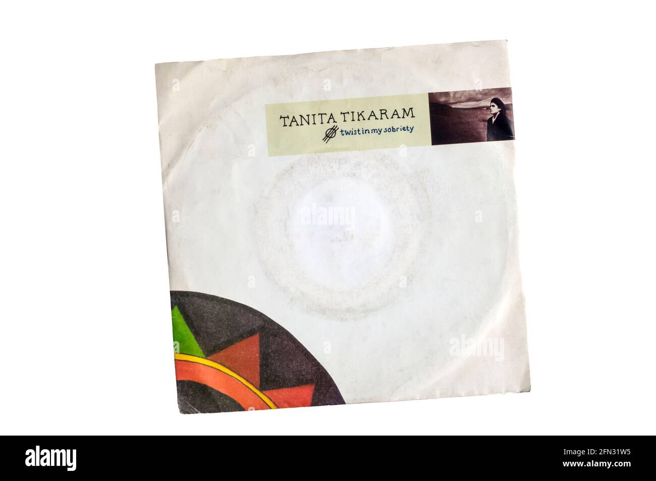 Sencillo de 1988 7', Twist in My Sobriety de Tanita Tikaram. Foto de stock