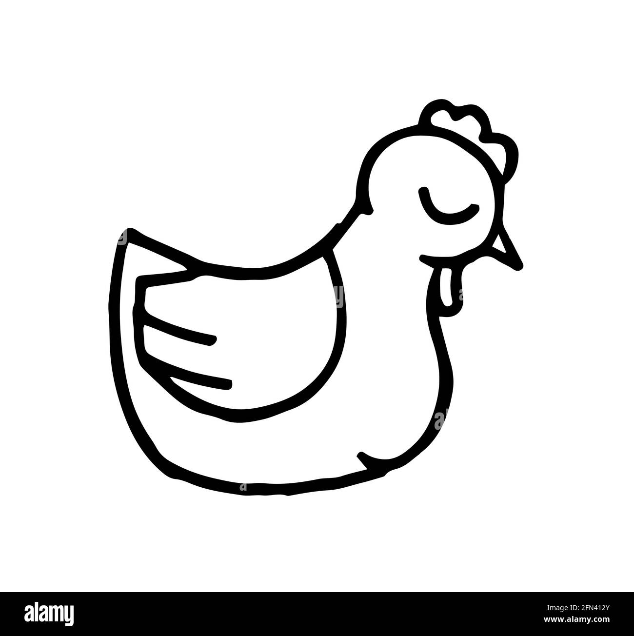 Pollos divertidos Imágenes de stock en blanco y negro - Alamy