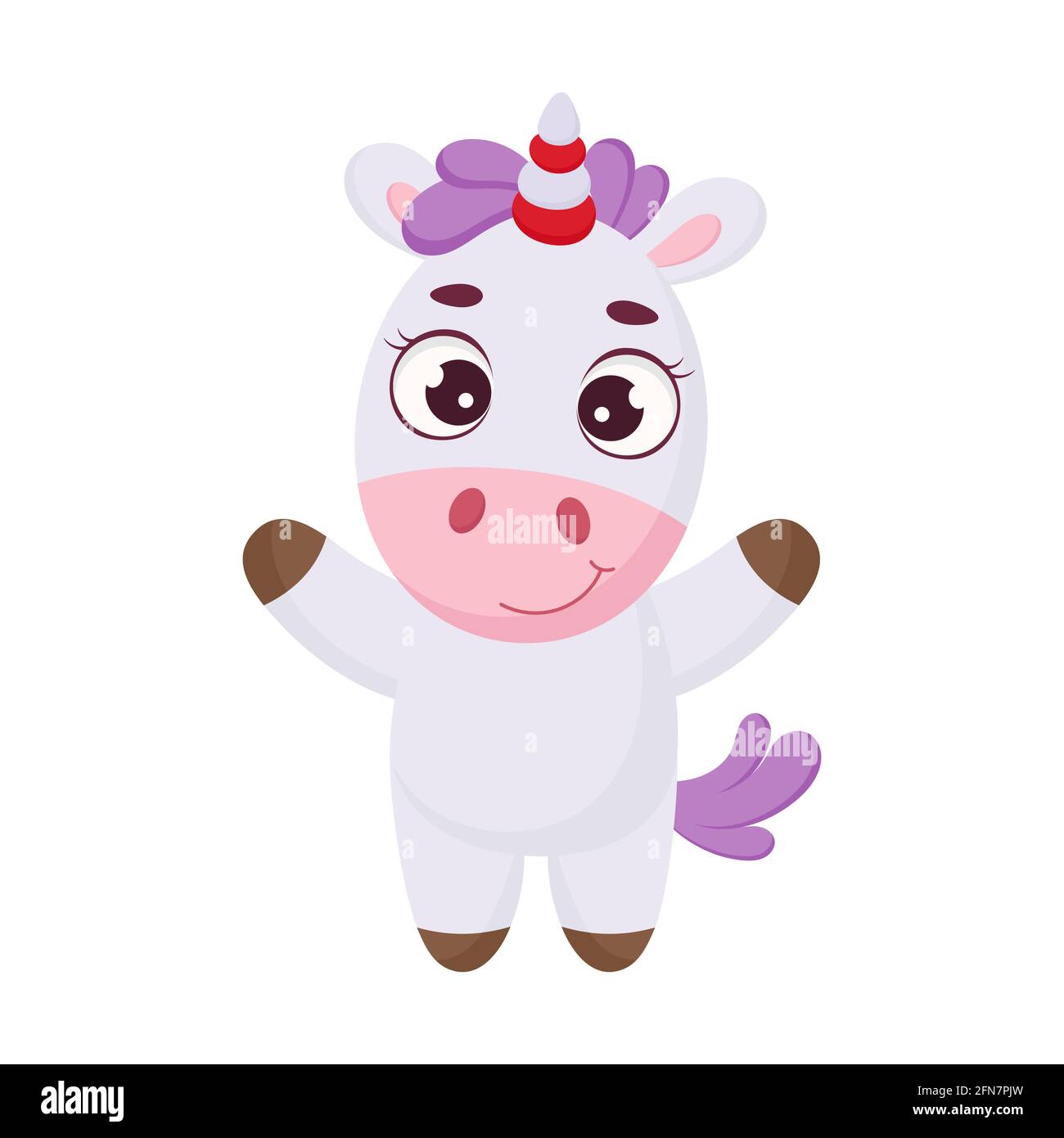 Lindo unicornio mágico. Divertido personaje de dibujos animados magia unicornio para imprimir, tarjetas, ducha de bebé, invitación, fondos de pantalla, decoración. Estoc infantil de colores brillantes Imagen Vector de stock - Alamy Lindo unicornio mágico. Divertido personaje de dibujos animados magia unicornio para imprimir, tarjetas, ducha de bebé, invitación, fondos de pantalla, decoración. Estoc infantil de colores brillantes Imagen Vector de stock - Alamy